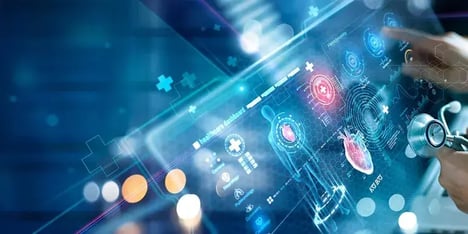 Screen with data information 