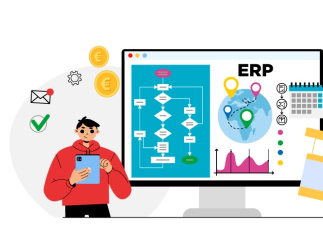illustratie  groothandel processen
