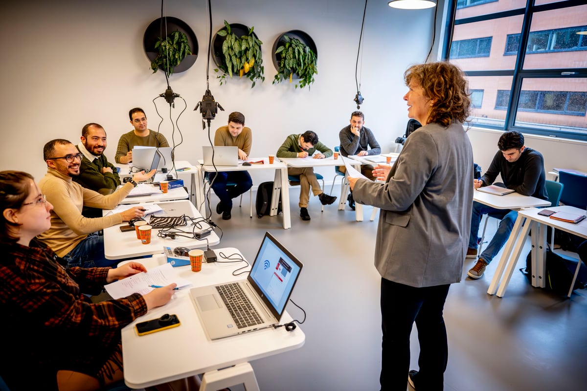 Les op de Hogeschool van Amsterdam