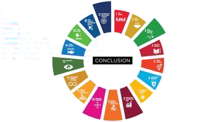 Illustratie van de sustainable development goals
