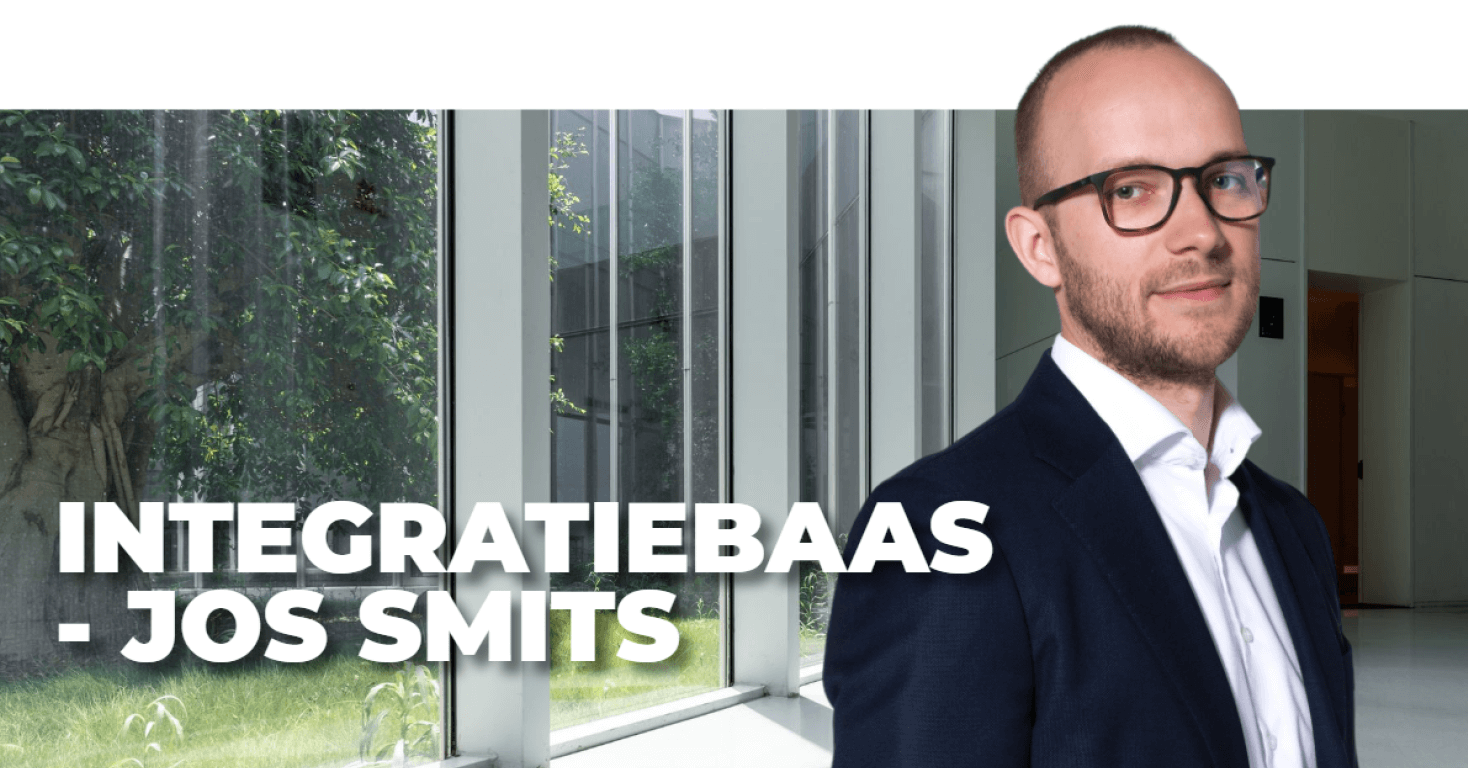 Mannelijke collega met tekst: 