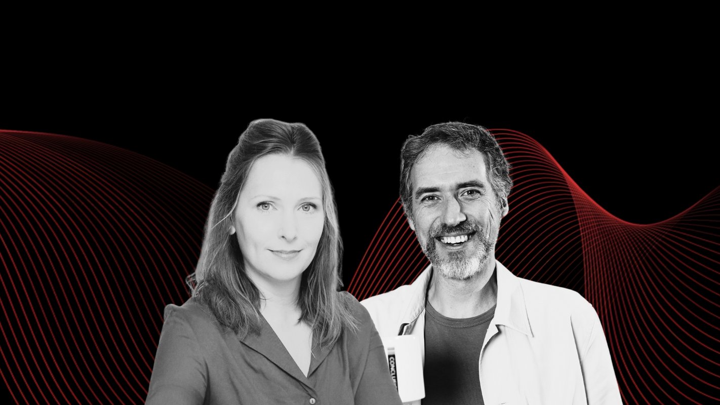 Illustratie van een vrouw en man