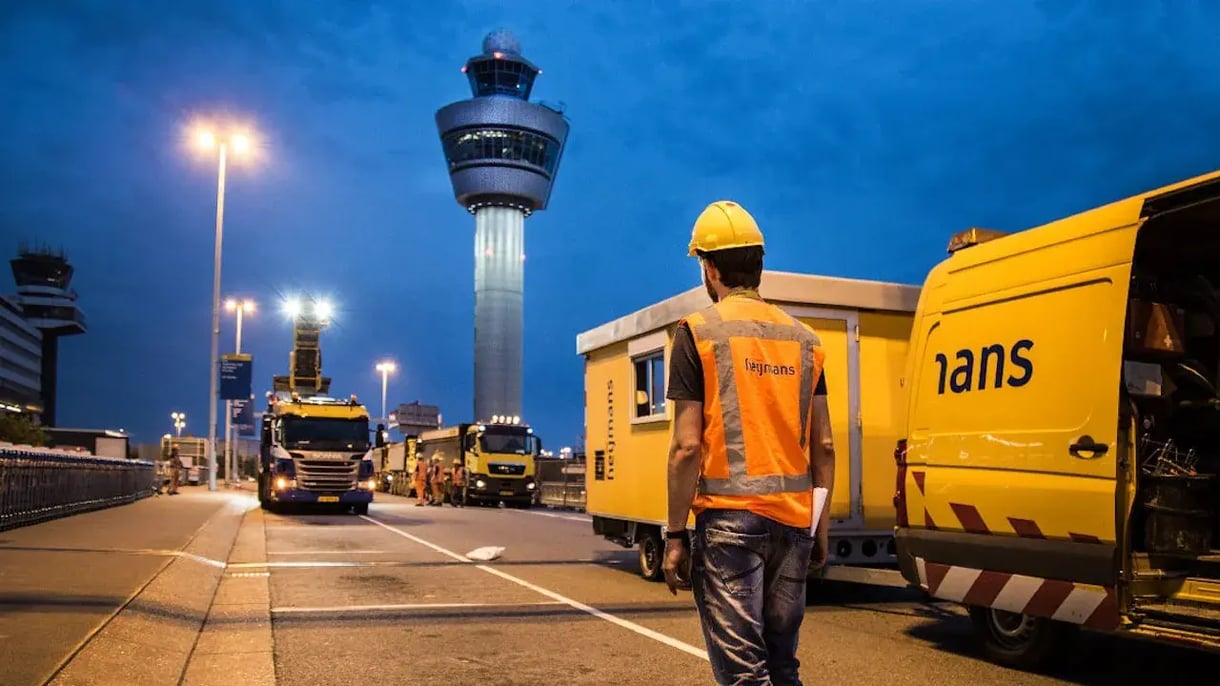 Heijmans werkzaamheden op Schiphol