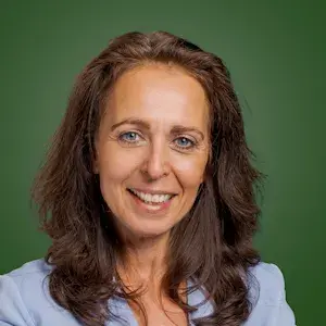 Zelfportrait van Iris Pitar