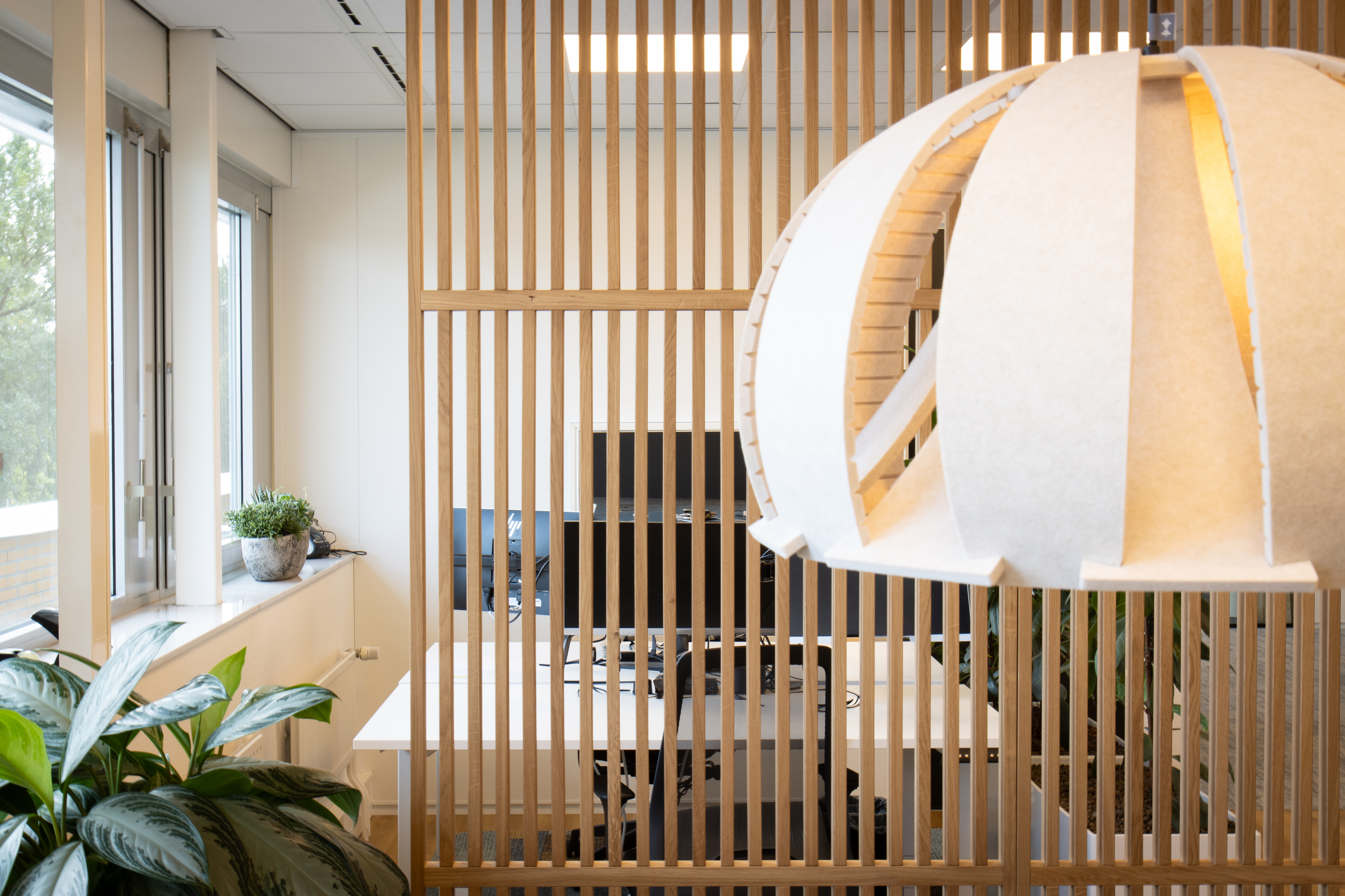 Het interieur van het Conclusion Confidential kantoor