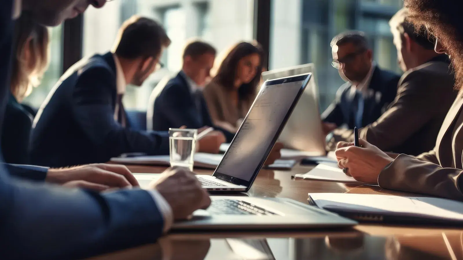 Mensen werken achter hun laptop