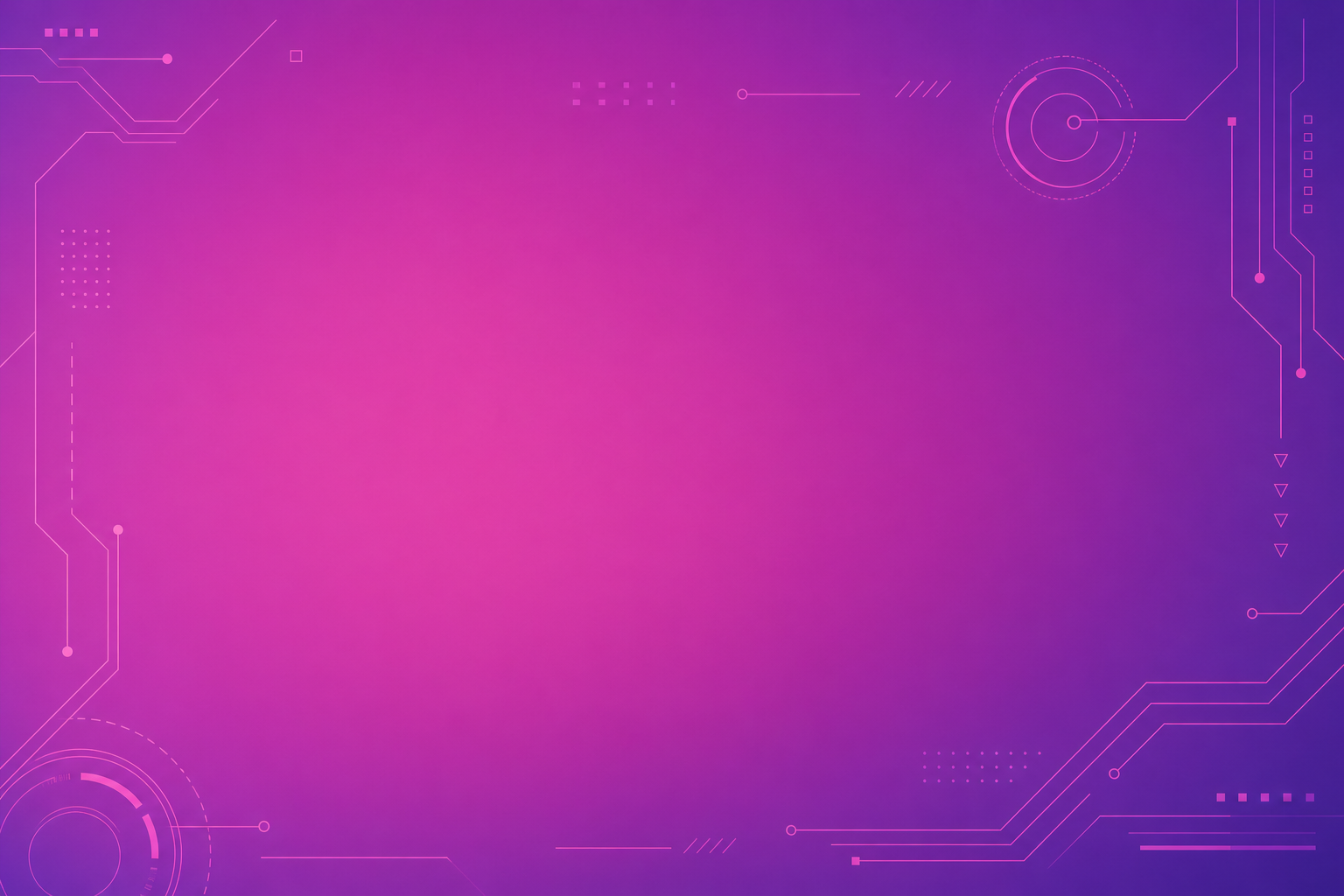 Magenta Tech Background with Graphics