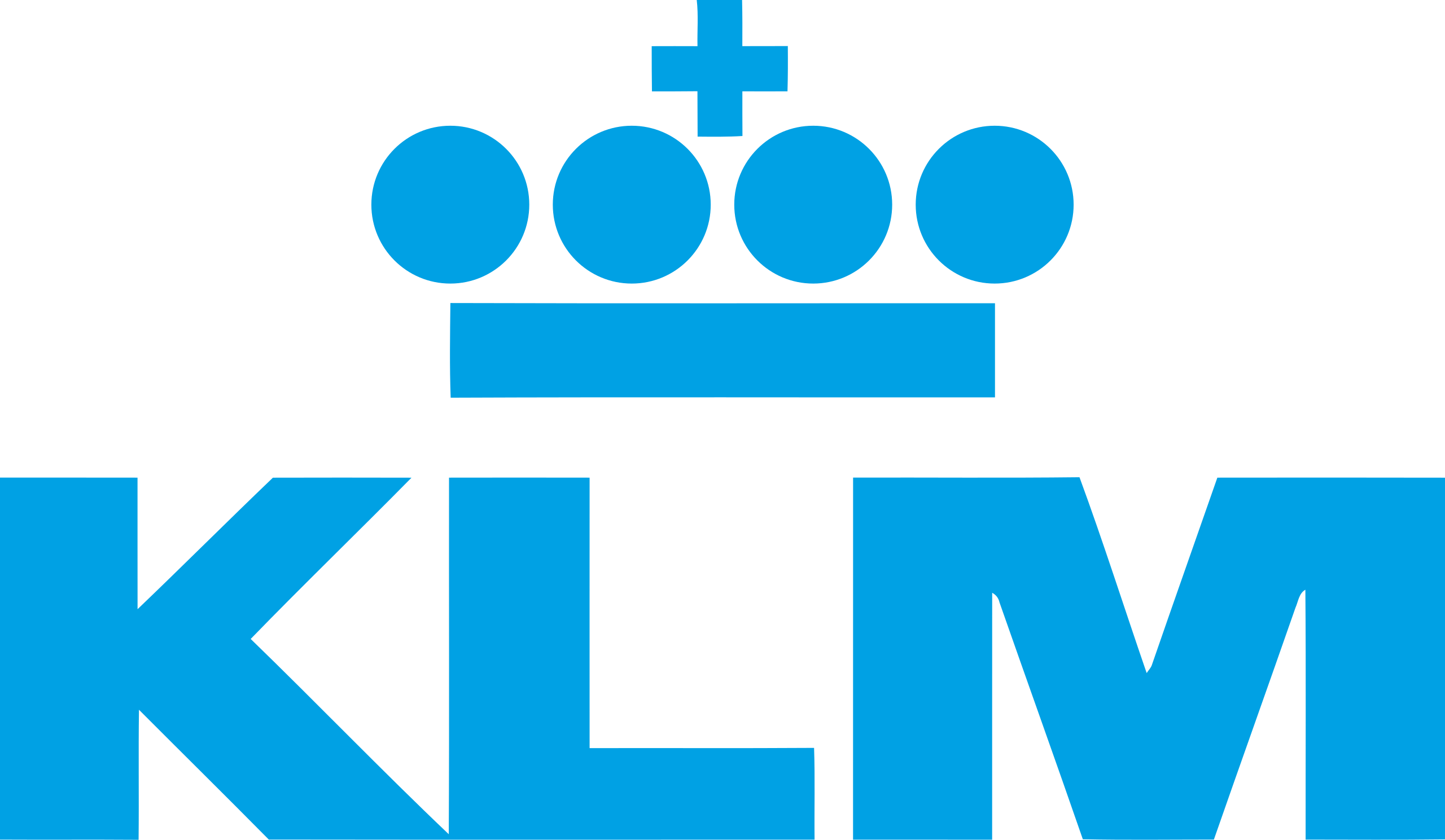 KLM logo.
